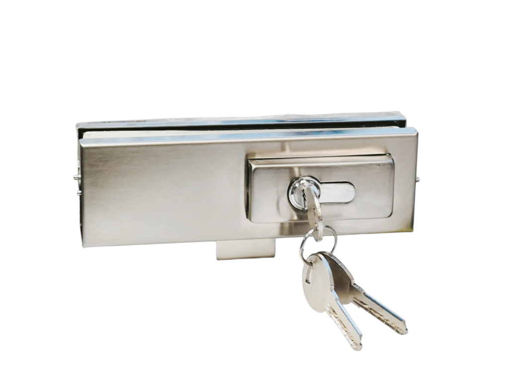 Herraje Cerradura Central Puerta Protex,SS304 Satin, 3 Llaves