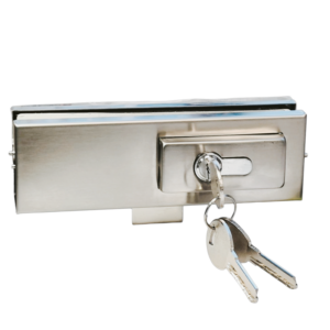 Herraje Cerradura Central Puerta Protex,SS304 Satin, 3 Llaves