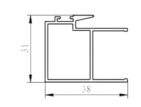 Traslapo Termopanel 2519