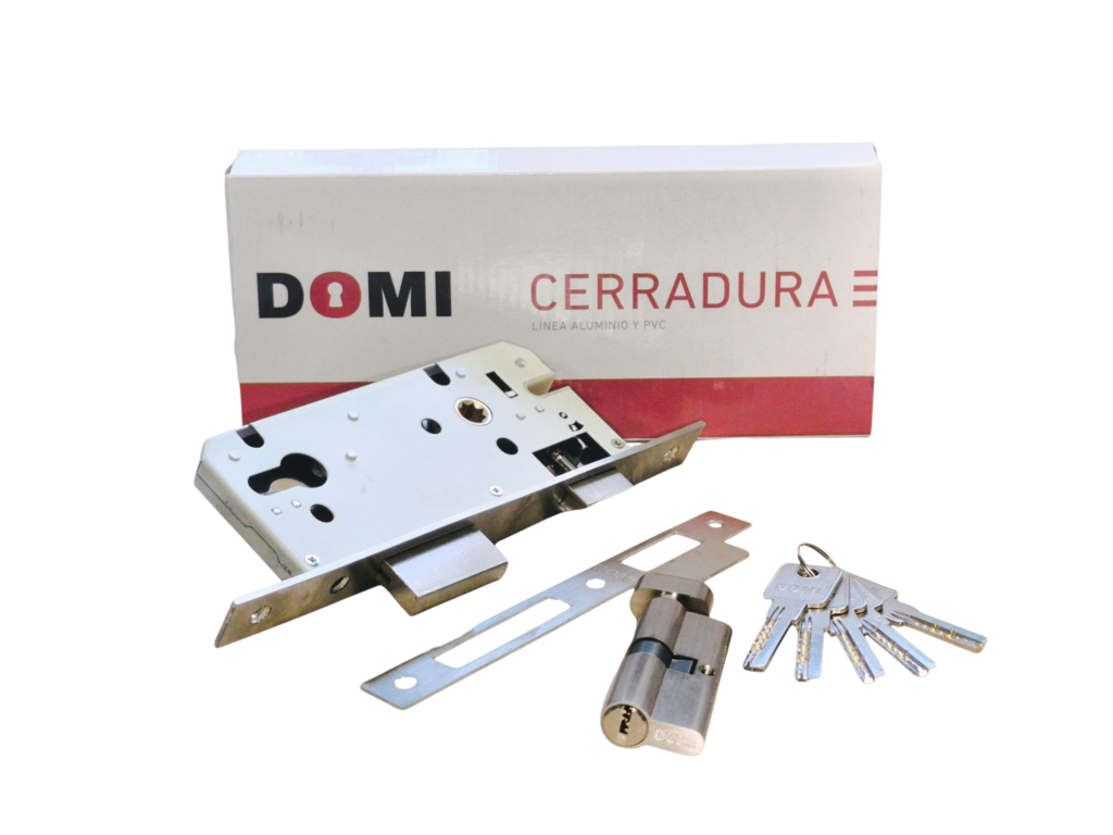 Cerradura 4585+Cilindro 70mm Llave/Mariposa+ Bocallave