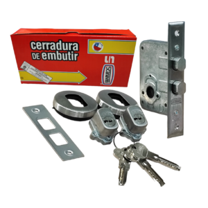 Cerradura Doble-Vuelta/Seguridad/A. Inox