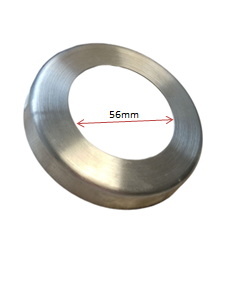 Tapa Base para Tubo 2'' Pasamanos SS304 1,5mm