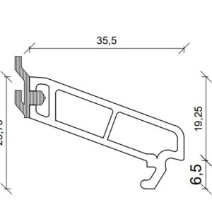 Junquillo Divatec 4-5mm x 5,95m