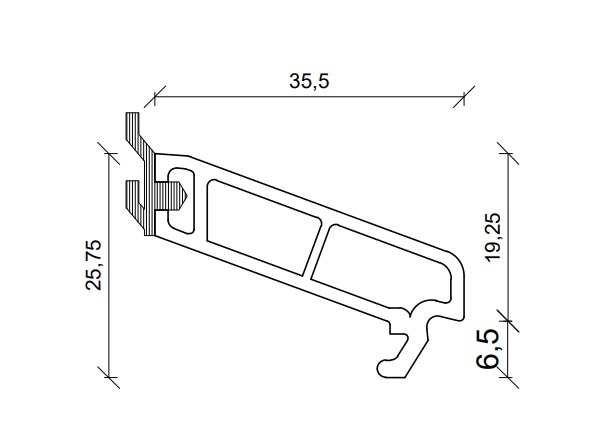 Junquillo Divatec 4-5mm x 5,95m