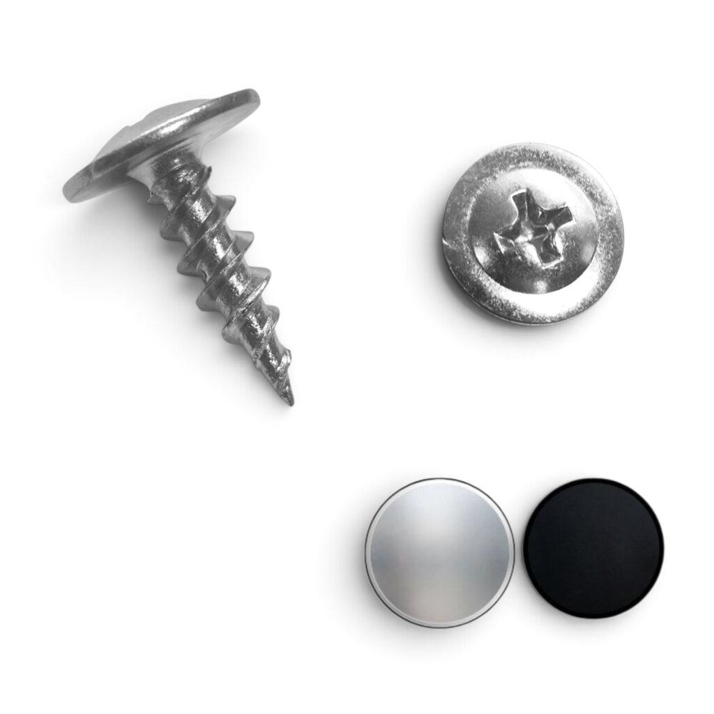 Tornillo C/Lenteja con Golilla Punta Fina #8 x 1/2
