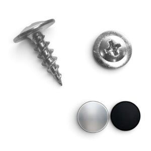Tornillo C/Lenteja con Golilla Punta Fina #8 x 1/2