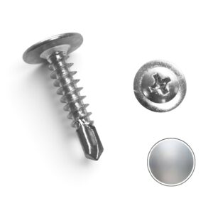 Tornillo C/Lenteja con Golilla punta broca