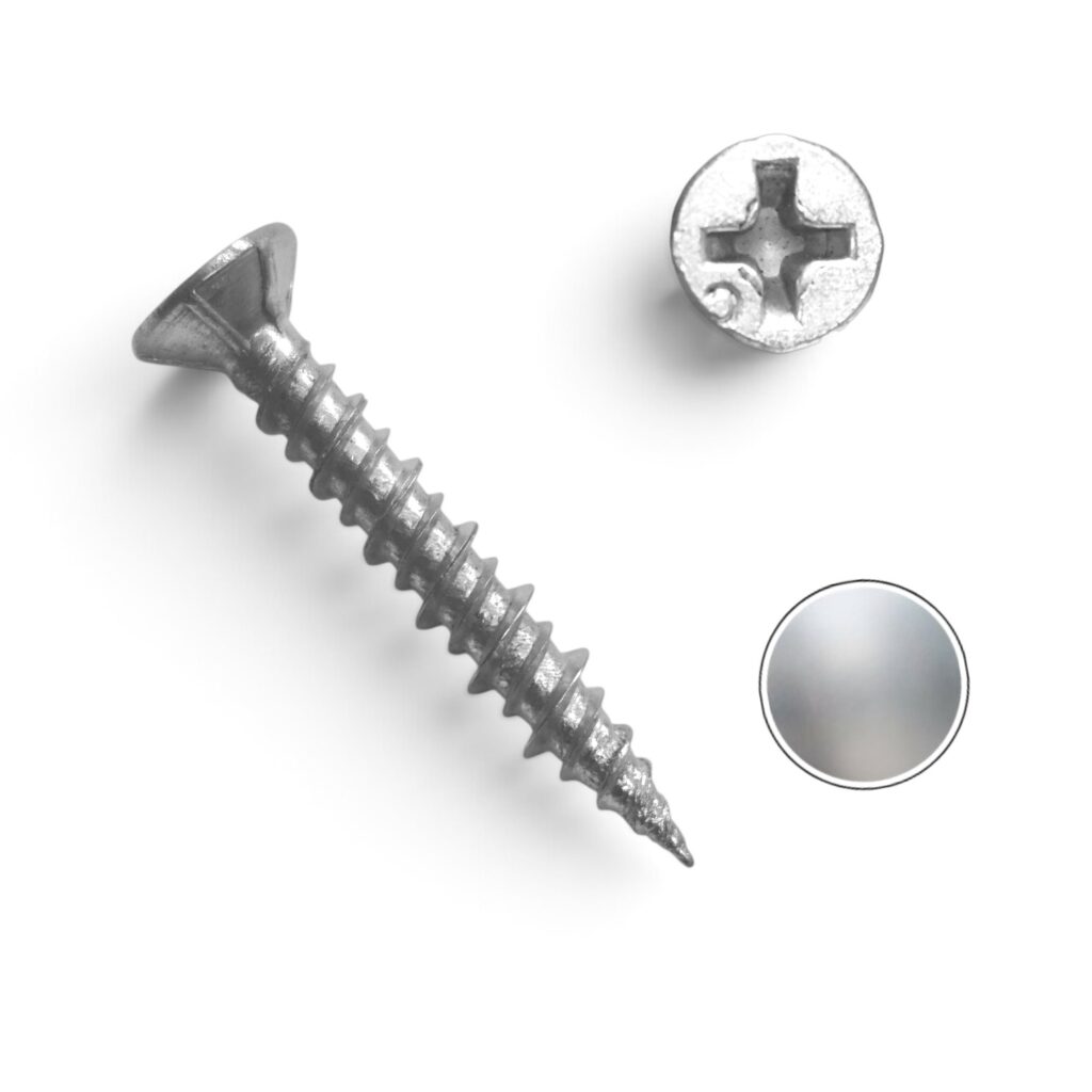 Tornillo Punta Fina Brillante